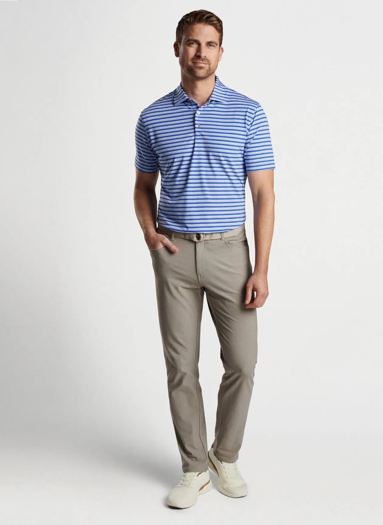 Joan Performance Jersey Polo (Sapphire)